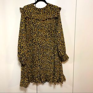 Who What Wear Target Leopard Print Dress with Ruffles Size 3X
